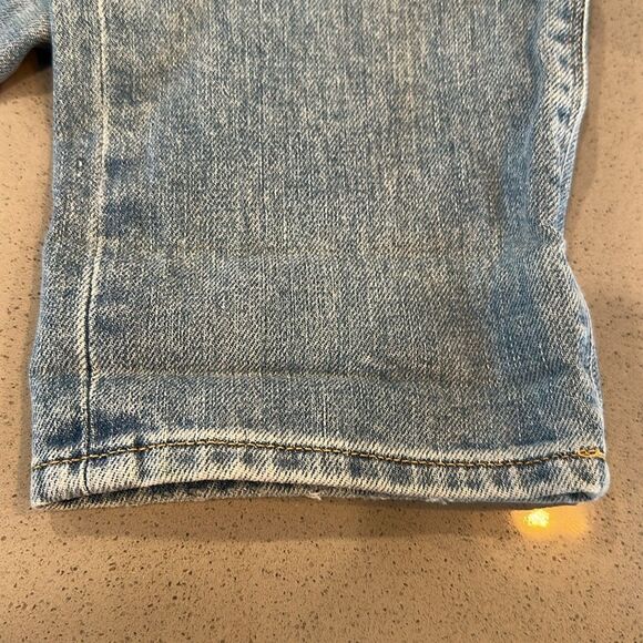 Hudson Riley Crop Jeans Size 27 Embroidered Stars Women's Lightwashed Jeans - Picture 10 of 15